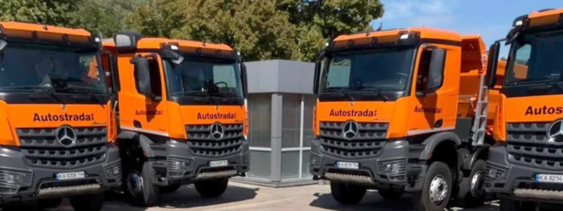 «Автострада» придбала 100 нових самоскидів Mercedes-Benz Arocs
